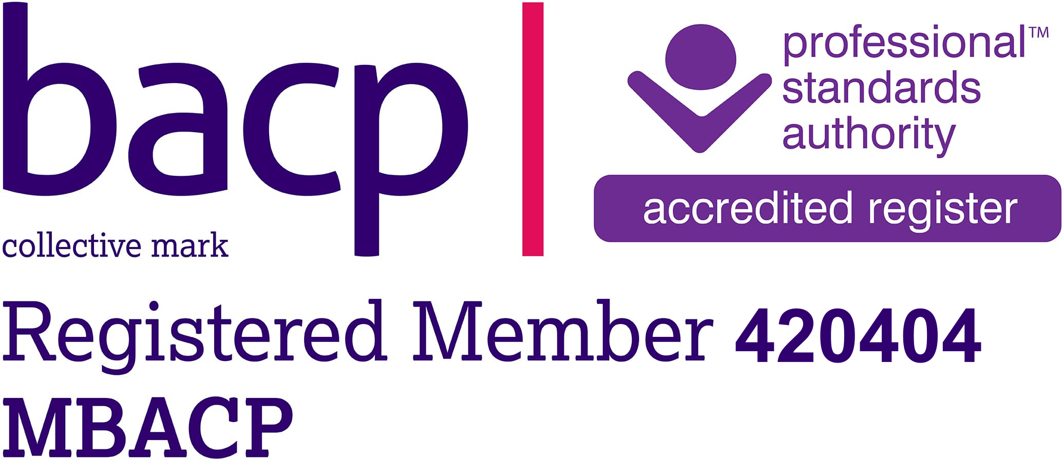 BACP Registered Member — accredited register